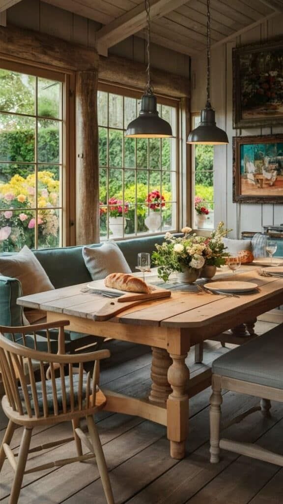 20 Cottage Core Dining Room Ideas