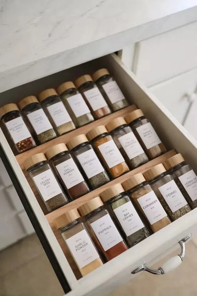Create a Spice Drawer Organizer That Keeps Things Tidy and Neat | Hunker