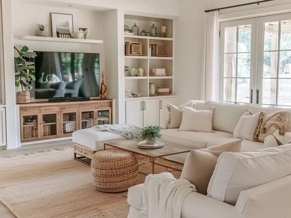 Creating The Perfect Boho Farmhouse Living Room