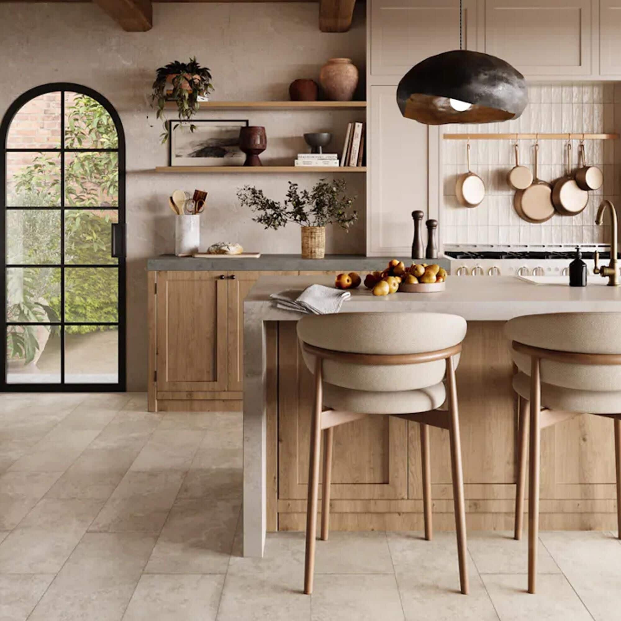 Mannington Adura Max Fresco Dry Plaster 12" x 24" Luxury Vinyl Tile | Nebraska Furniture Mart