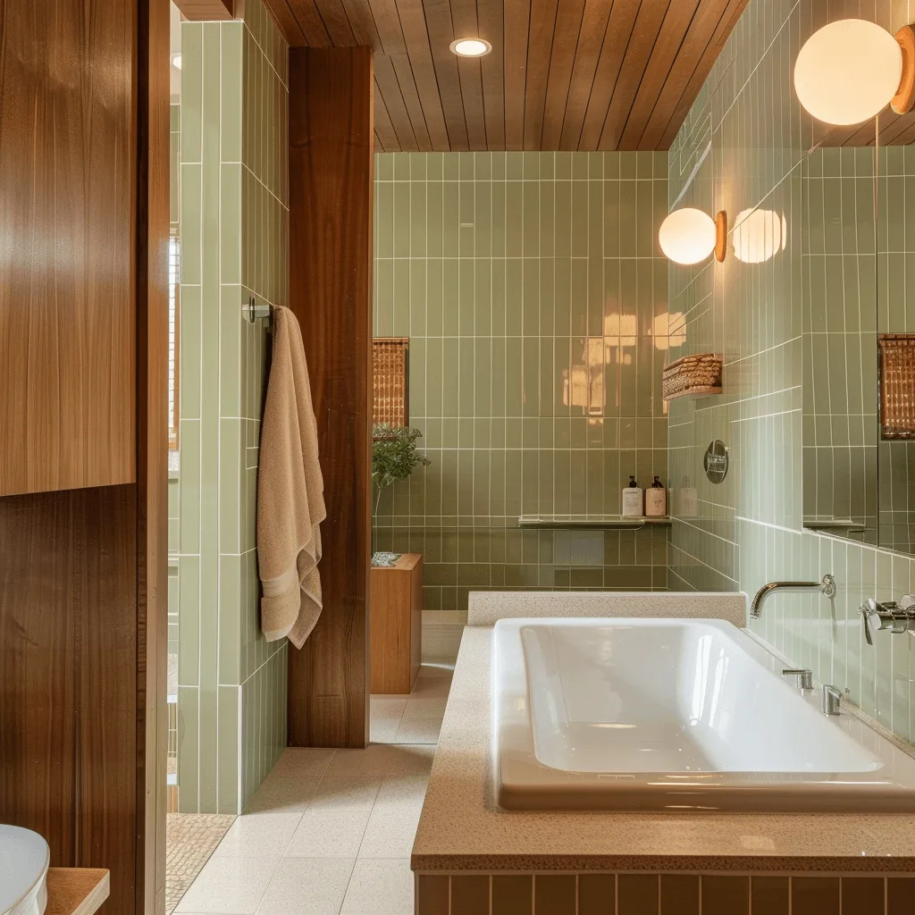 The Secrets To Creating A Timeless Mid-Century Modern Bathroom - Edward George