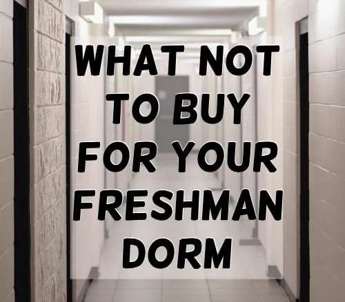 7 Items I regret Bringing to College