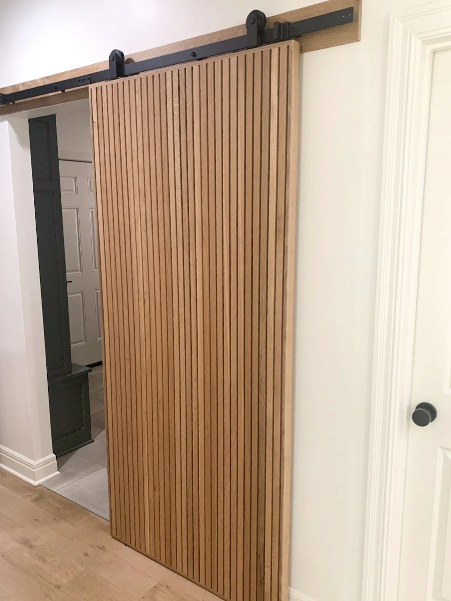 Modern Slat Door