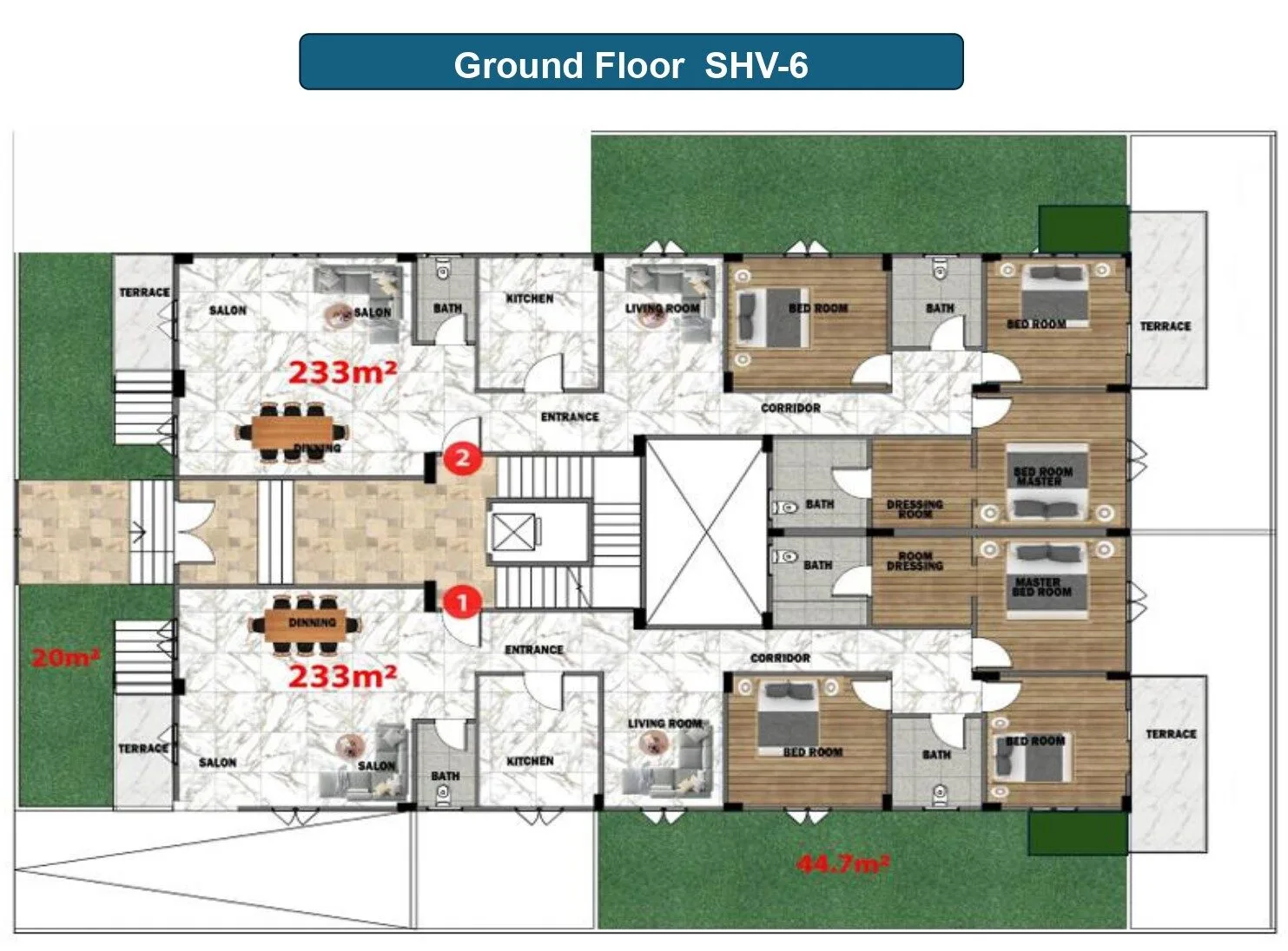 GF SHV-6 Fantastic flat with pool in Dream Land – أحلى شقة بحمام سباحة في اجمل مشاريع دريم لاند