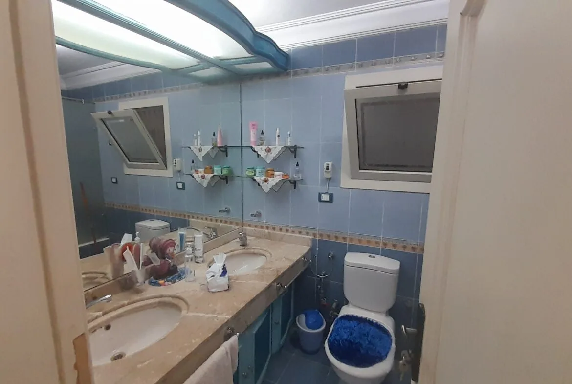 شقة للبيع في المهندسين 265م خطوات من جامعة الدول العربية فيو مساحات خضراء .