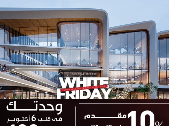 محل للبيع في 6أكتوبر 5م مشاركة بعائد مضمون  .